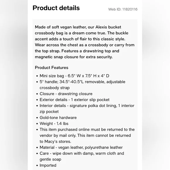 Melie Bianco Alexis Small Vegan Leather Bucket Crossbody Green NWT Drawstring - Picture 9 of 9